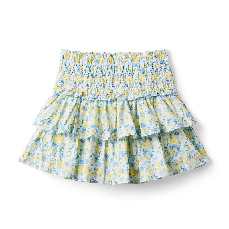 The Hailey Floral Smocked Skirt - Janie And Jack